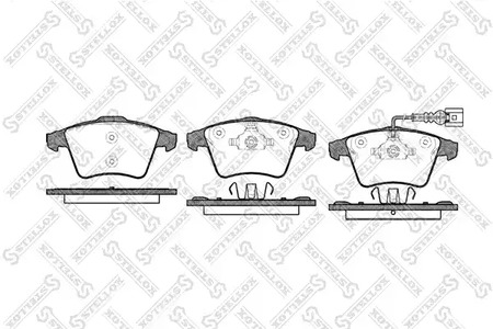 1056 001-SX STELLOX Колодки тормозные дисковые